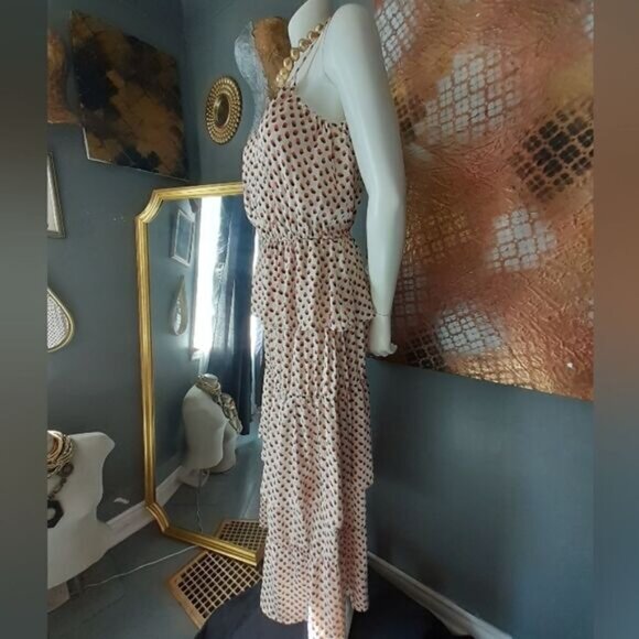 NWT H&amp;M Tiered Ruffled Maxi Dress - Picture 14 of 16
